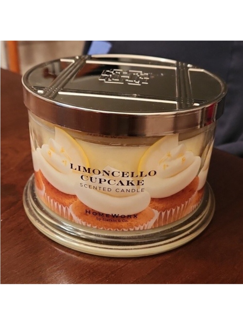 HomeWorx Limoncello Cupcake Scented Candle - Yellow